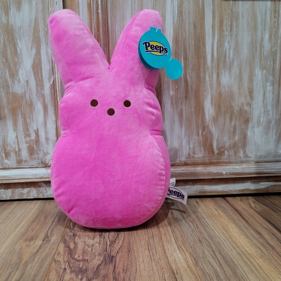 NWT Peeps Large Marshmallow Bunny Plushies - Picture 1 of 2